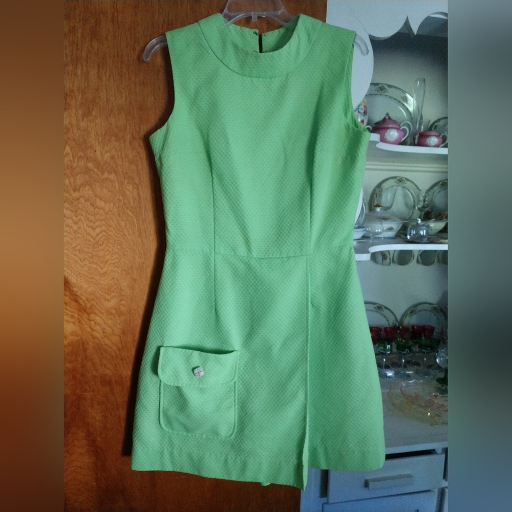 Vintage culottes - lime green size 10